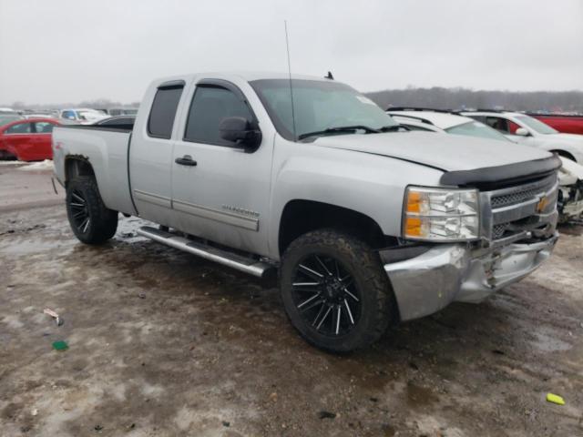 1GCRKSE73CZ317659 - 2012 CHEVROLET SILVERADO K1500 LT SILVER photo 4