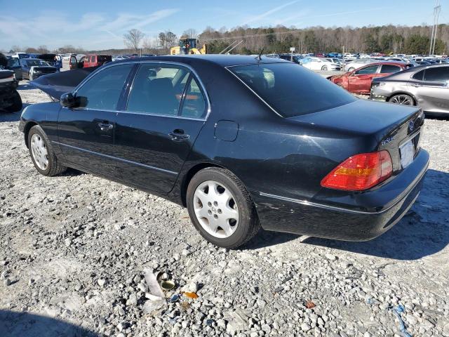 JTHBN30F030121033 - 2003 LEXUS LS 430 BLACK photo 2