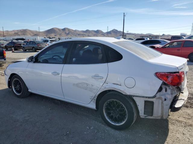 KMHDU4AD9AU115636 - 2010 HYUNDAI ELANTRA BLUE WHITE photo 2