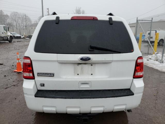 1FMCU0D7XAKA93331 - 2010 FORD ESCAPE XLT WHITE photo 6