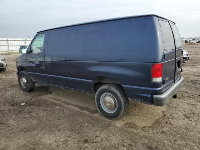 1FTNE24221HA22566 - 2001 FORD ECONOLINE E250 VAN BLUE photo 2