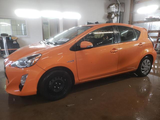 JTDKDTB36F1093521 - 2015 TOYOTA PRIUS C ORANGE photo 1