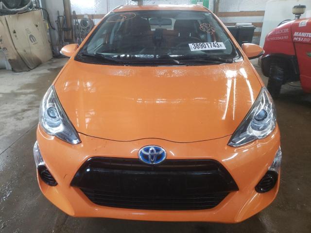 JTDKDTB36F1093521 - 2015 TOYOTA PRIUS C ORANGE photo 5