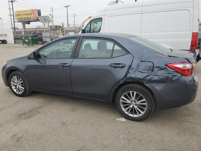 5YFBURHE4FP295880 - 2015 TOYOTA COROLLA L BLUE photo 2