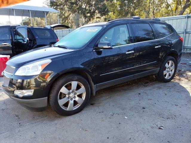 1GNKRLED8CJ407162 - 2012 CHEVROLET TRAVERSE LTZ BLACK photo 1