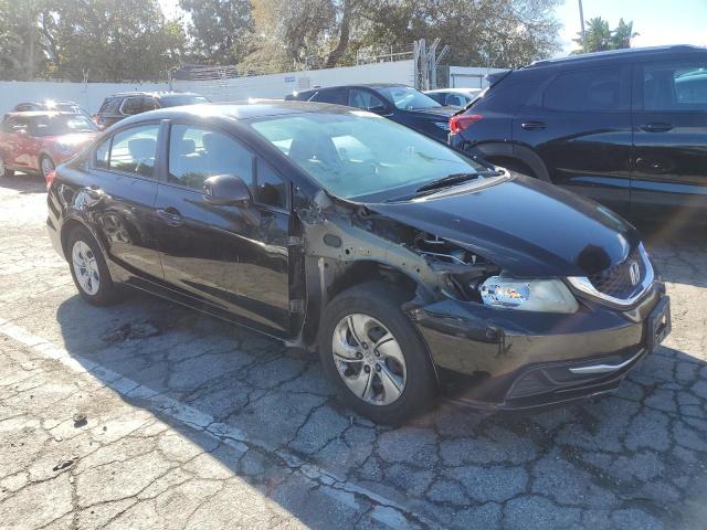 19XFB2F5XDE225736 - 2013 HONDA CIVIC LX BLACK photo 4