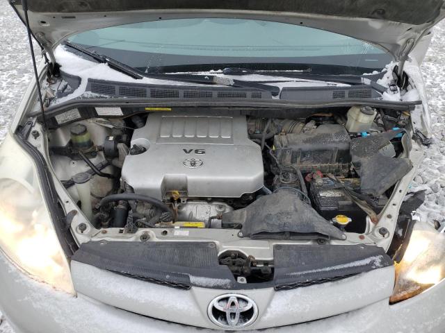 5TDZK23C27S091749 - 2007 TOYOTA SIENNA CE SILVER photo 12