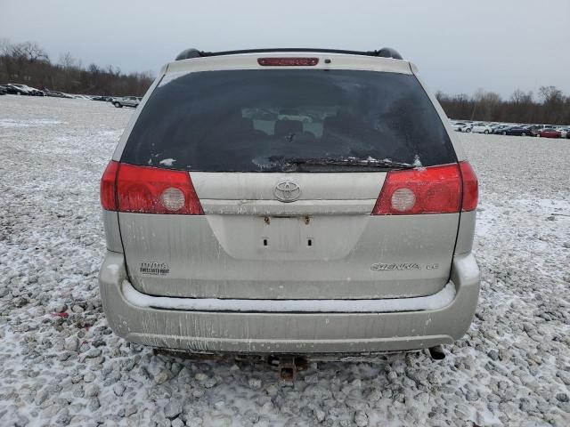 5TDZK23C27S091749 - 2007 TOYOTA SIENNA CE SILVER photo 6