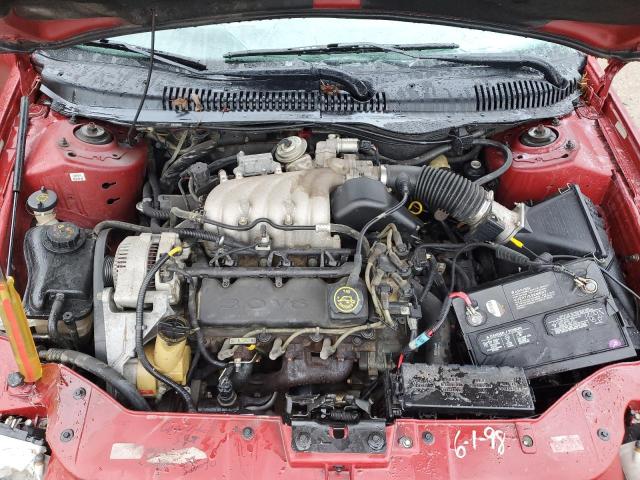 1MEFM50U0WA641052 - 1998 MERCURY SABLE GS MAROON photo 11