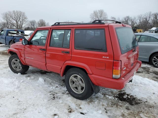 1J4FF68SXXL511770 - 1999 JEEP CHEROKEE SPORT RED photo 2