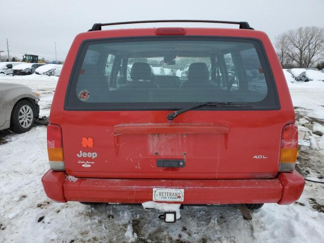 1J4FF68SXXL511770 - 1999 JEEP CHEROKEE SPORT RED photo 6