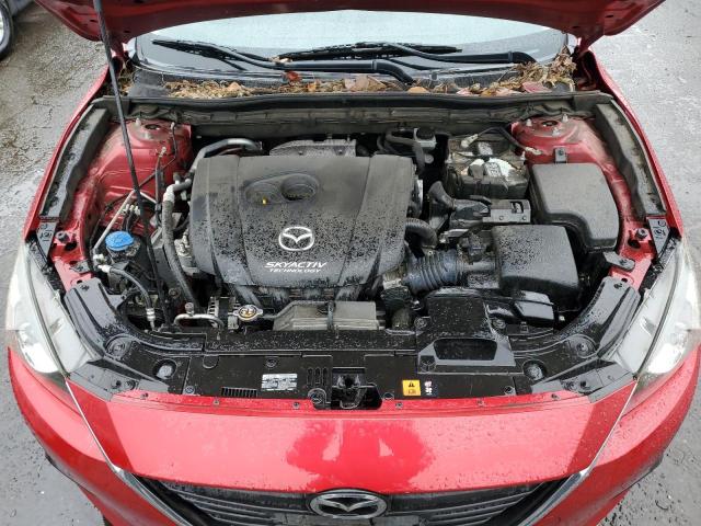 JM1BM1U75F1224992 - 2015 MAZDA 3 SPORT RED photo 11