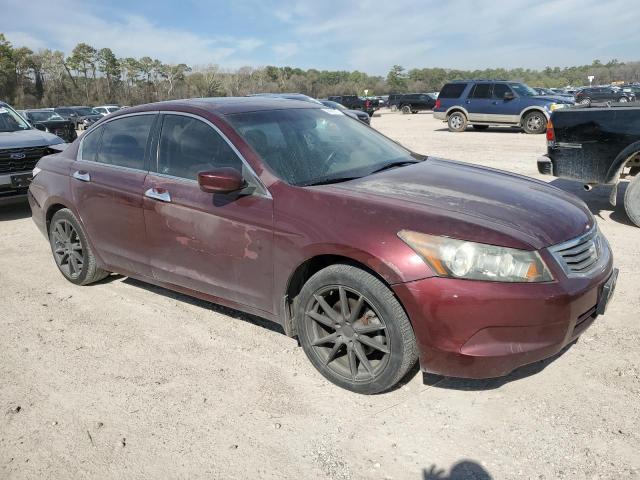 1HGCP2F83AA109759 - 2010 HONDA ACCORD EXL BURGUNDY photo 4