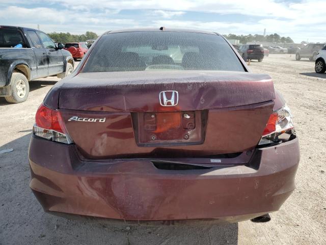 1HGCP2F83AA109759 - 2010 HONDA ACCORD EXL BURGUNDY photo 6