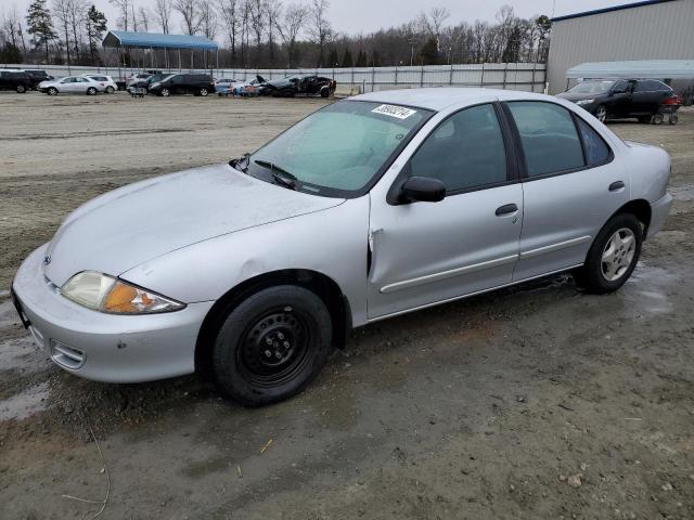 1G1JC524727489105 - 2002 CHEVROLET CAVALIER BASE SILVER photo 1