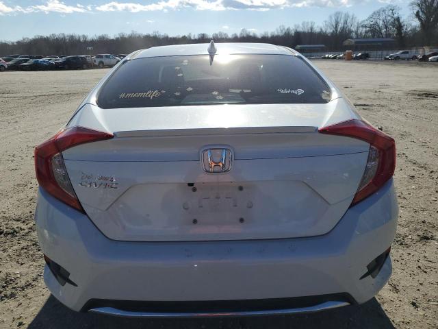 2HGFC1F71MH706036 - 2021 HONDA CIVIC EXL WHITE photo 6