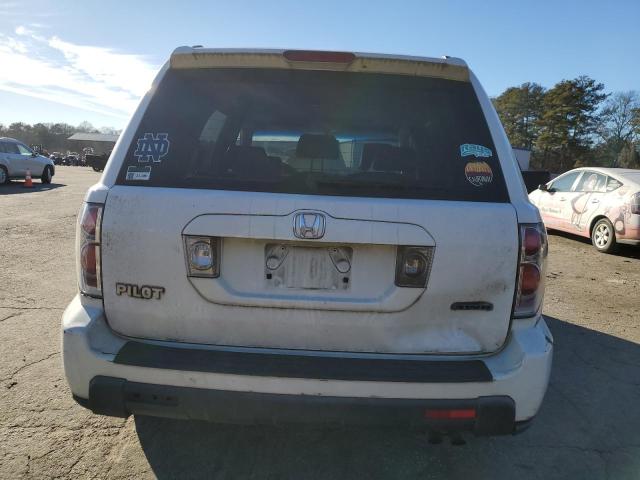 2HKYF18536H539893 - 2006 HONDA PILOT EX WHITE photo 6