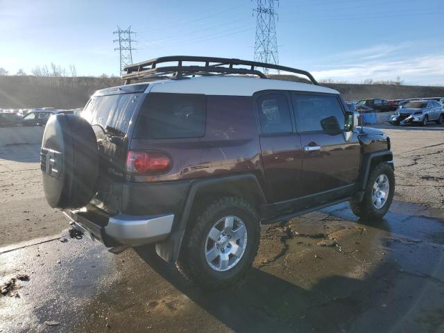 JTEBU11F970088221 - 2007 TOYOTA FJ CRUISER BURGUNDY photo 3