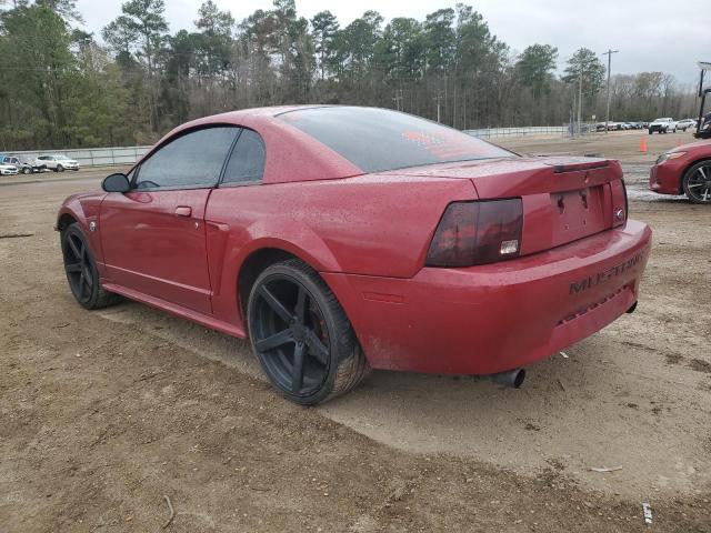 1FAFP40614F195682 - 2004 FORD MUSTANG RED photo 2