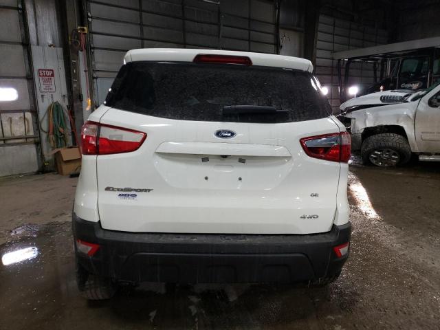 MAJ6S3GLXKC282998 - 2019 FORD ECOSPORT SE WHITE photo 6