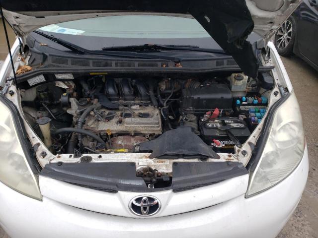 5TDKK4CC1AS324427 - 2010 TOYOTA SIENNA CE WHITE photo 11