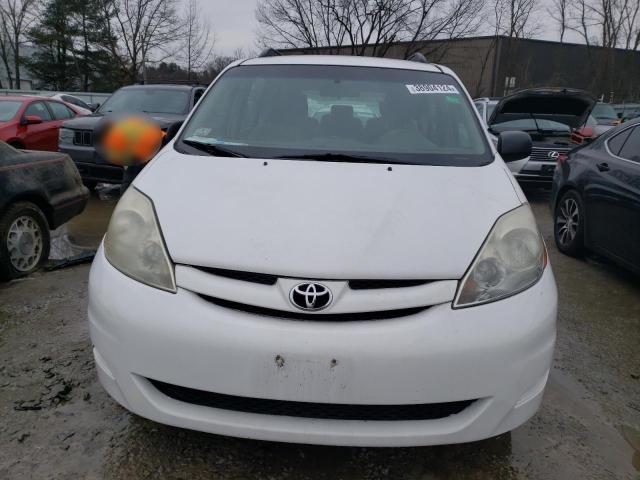 5TDKK4CC1AS324427 - 2010 TOYOTA SIENNA CE WHITE photo 5