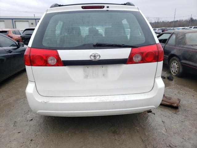 5TDKK4CC1AS324427 - 2010 TOYOTA SIENNA CE WHITE photo 6