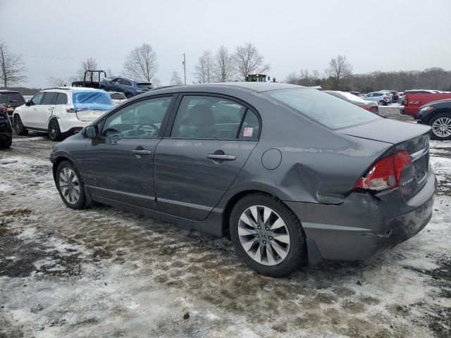 2HGFA1F95AH535438 - 2010 HONDA CIVIC EXL ნაცრისფერი ფოტო 2