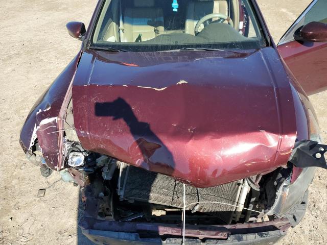 1HGCP26868A132852 - 2008 HONDA ACCORD EXL BURGUNDY photo 11