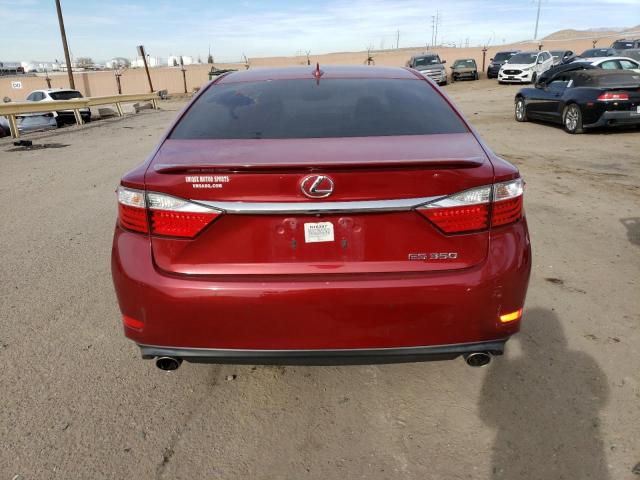 JTHBK1GG8F2162854 - 2015 LEXUS ES 350 RED photo 6