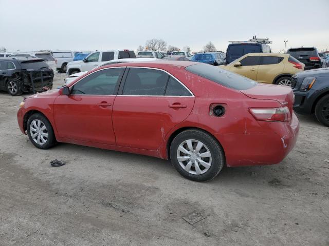 4T1BE46K47U040686 - 2007 TOYOTA CAMRY CE RED photo 2