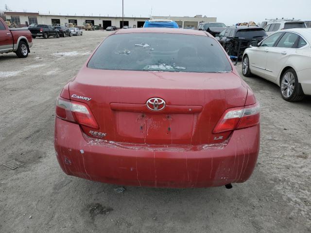 4T1BE46K47U040686 - 2007 TOYOTA CAMRY CE RED photo 6
