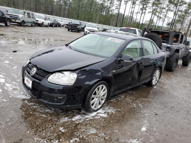 3VWRJ7AJ2AM159666 - 2010 VOLKSWAGEN JETTA WOLFSBURG BLACK photo 1