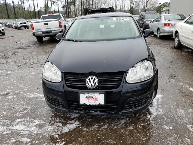 3VWRJ7AJ2AM159666 - 2010 VOLKSWAGEN JETTA WOLFSBURG BLACK photo 5