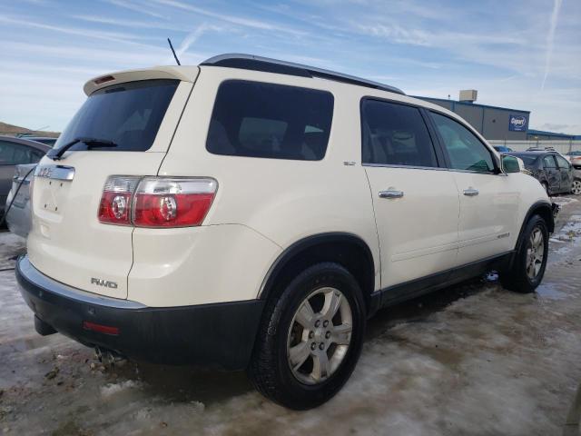 1GKEV33778J196207 - 2008 GMC ACADIA SLT-2 WHITE photo 3