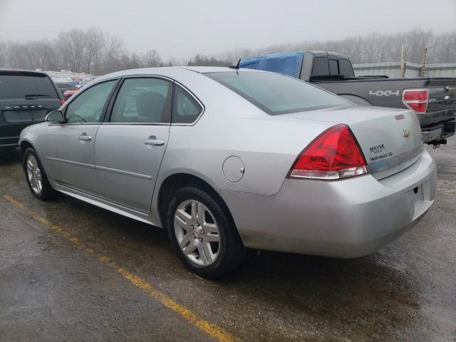 2G1WB5EK1A1228616 - 2010 CHEVROLET IMPALA LT SILVER photo 2