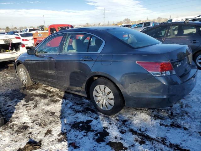 1HGCP26349A181618 - 2009 HONDA ACCORD LX GRAY photo 2