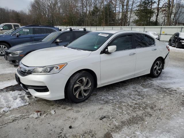 1HGCR2F32HA090730 - 2017 HONDA ACCORD LX WHITE photo 1