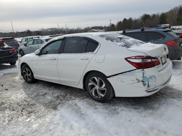 1HGCR2F32HA090730 - 2017 HONDA ACCORD LX WHITE photo 2