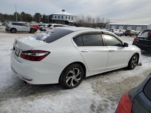 1HGCR2F32HA090730 - 2017 HONDA ACCORD LX WHITE photo 3