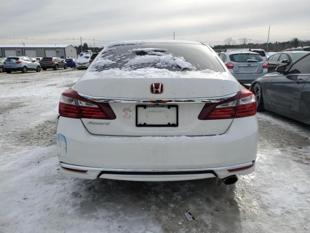 1HGCR2F32HA090730 - 2017 HONDA ACCORD LX WHITE photo 6