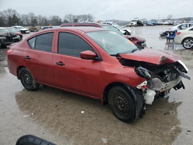 3N1CN7AP7HL847215 - 2017 NISSAN VERSA S RED photo 4