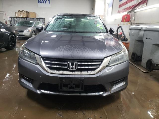 1HGCR2F3XDA040071 - 2013 HONDA ACCORD LX GRAY photo 5