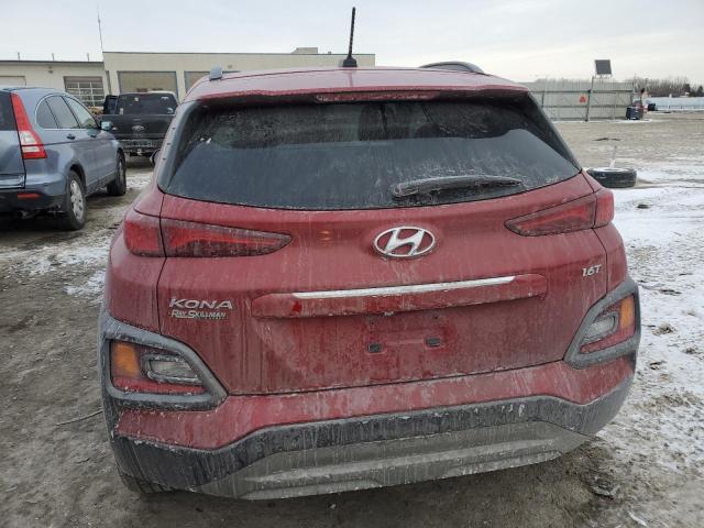 KM8K53A57JU124259 - 2018 HYUNDAI KONA ULTIMATE RED photo 6