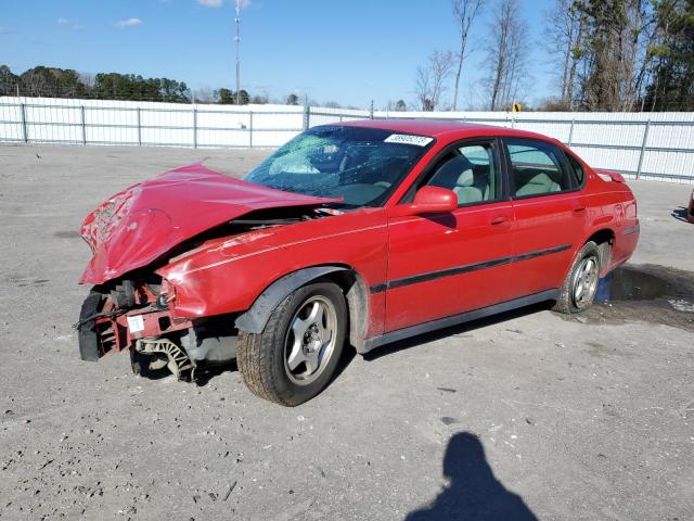 2G1WF52E949306911 - 2004 CHEVROLET IMPALA RED photo 1