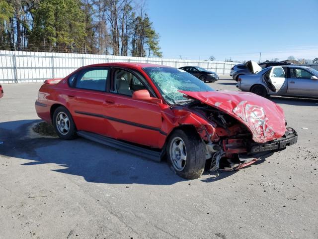 2G1WF52E949306911 - 2004 CHEVROLET IMPALA RED photo 4