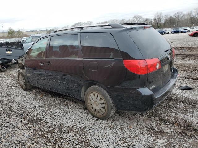 5TDZK23C28S129689 - 2008 TOYOTA SIENNA CE BLACK photo 2