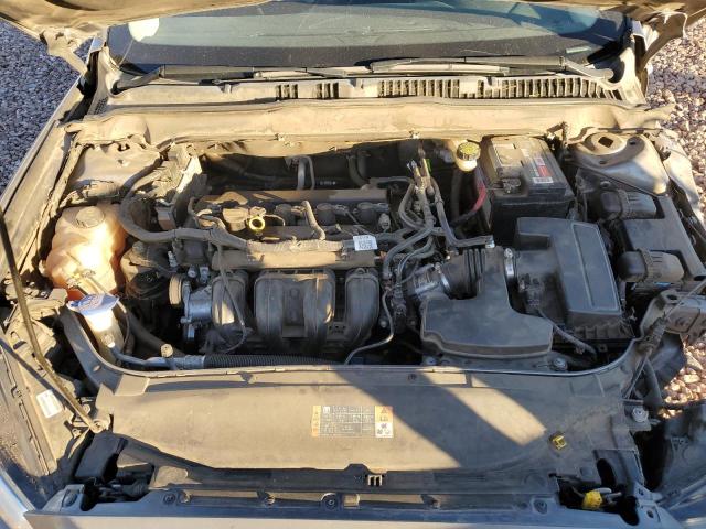 3FA6P0H74ER345388 - 2014 FORD FUSION SE GRAY photo 11