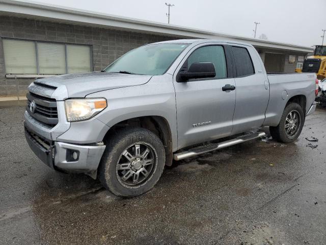 5TFRM5F16EX073073 - 2014 TOYOTA TUNDRA DOUBLE CAB SR/SR5 SILVER photo 1