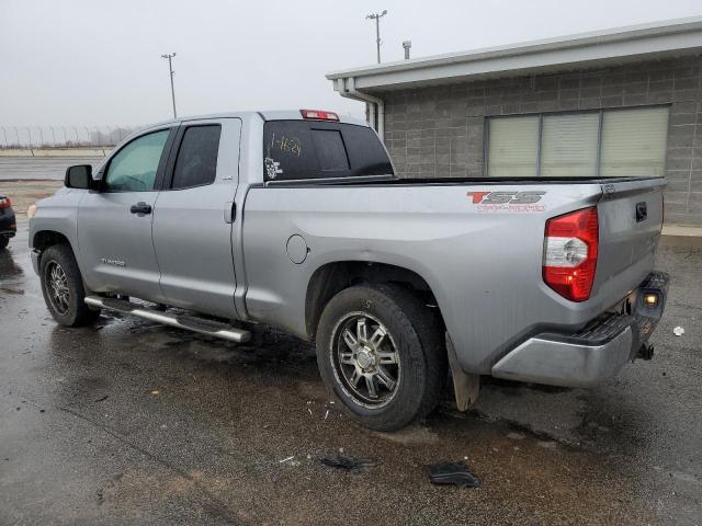 5TFRM5F16EX073073 - 2014 TOYOTA TUNDRA DOUBLE CAB SR/SR5 SILVER photo 2